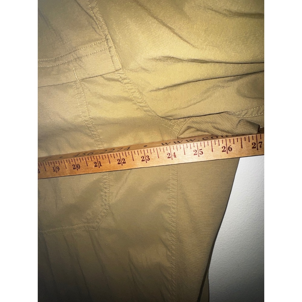 REI Co-op Mens XL Sahara Long Sleeve Hiking Shirt Tan Khaki Ventilated Stretch - Picture 4 of 7